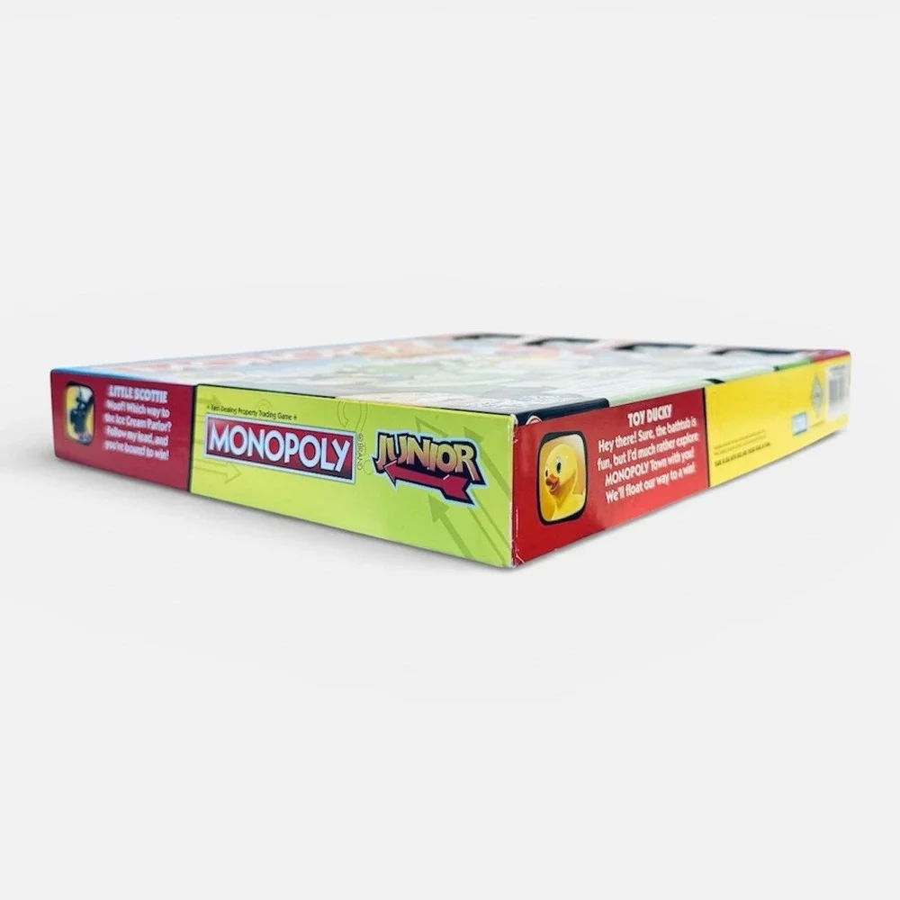 Monopoly Junior Board Game 2017‎ Hasbro Complete Dino Dog Duck Penguin